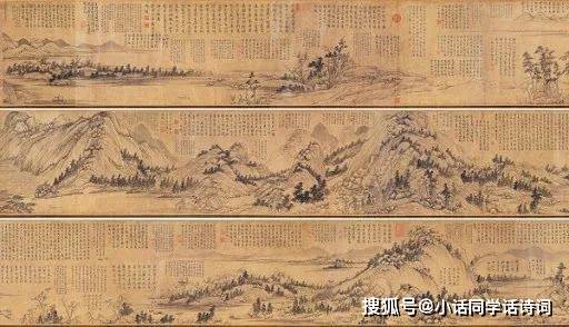 中国古美術 元代 黄公望作款 富春山居図 水墨画 宣紙 六尺山水中堂掛軸 肉筆 黄公望历时四载，在82岁高龄完成的《富春山居图》，好在哪里？_搜狐网