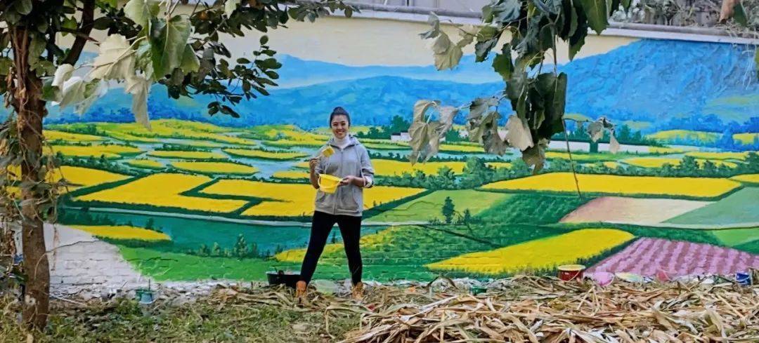 运河、樱桃、农耕……通州西集一村手绘3D立体墙画惊艳亮相