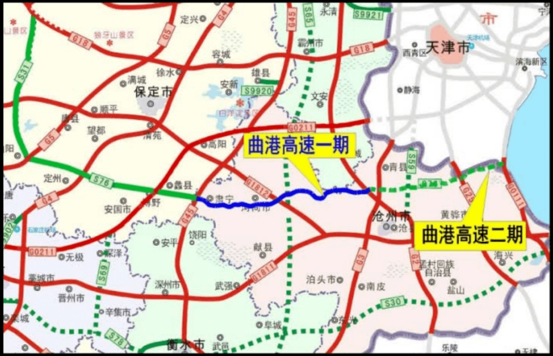 邯港高速沧州段高速口图片
