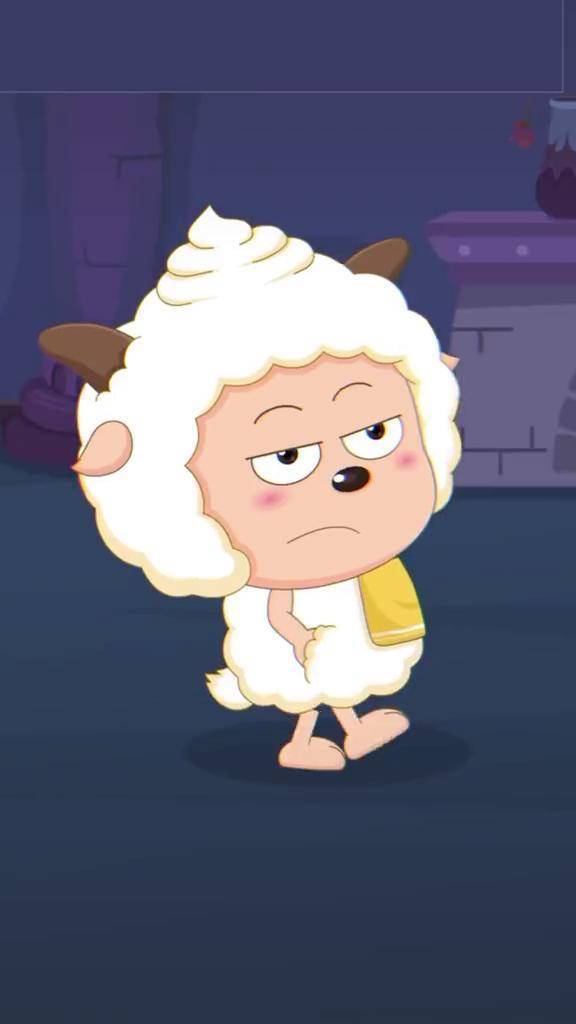 这么拽的懒羊羊,那不得拟一个#霸气出场走路带风 #懒羊羊 #拟人_懒羊