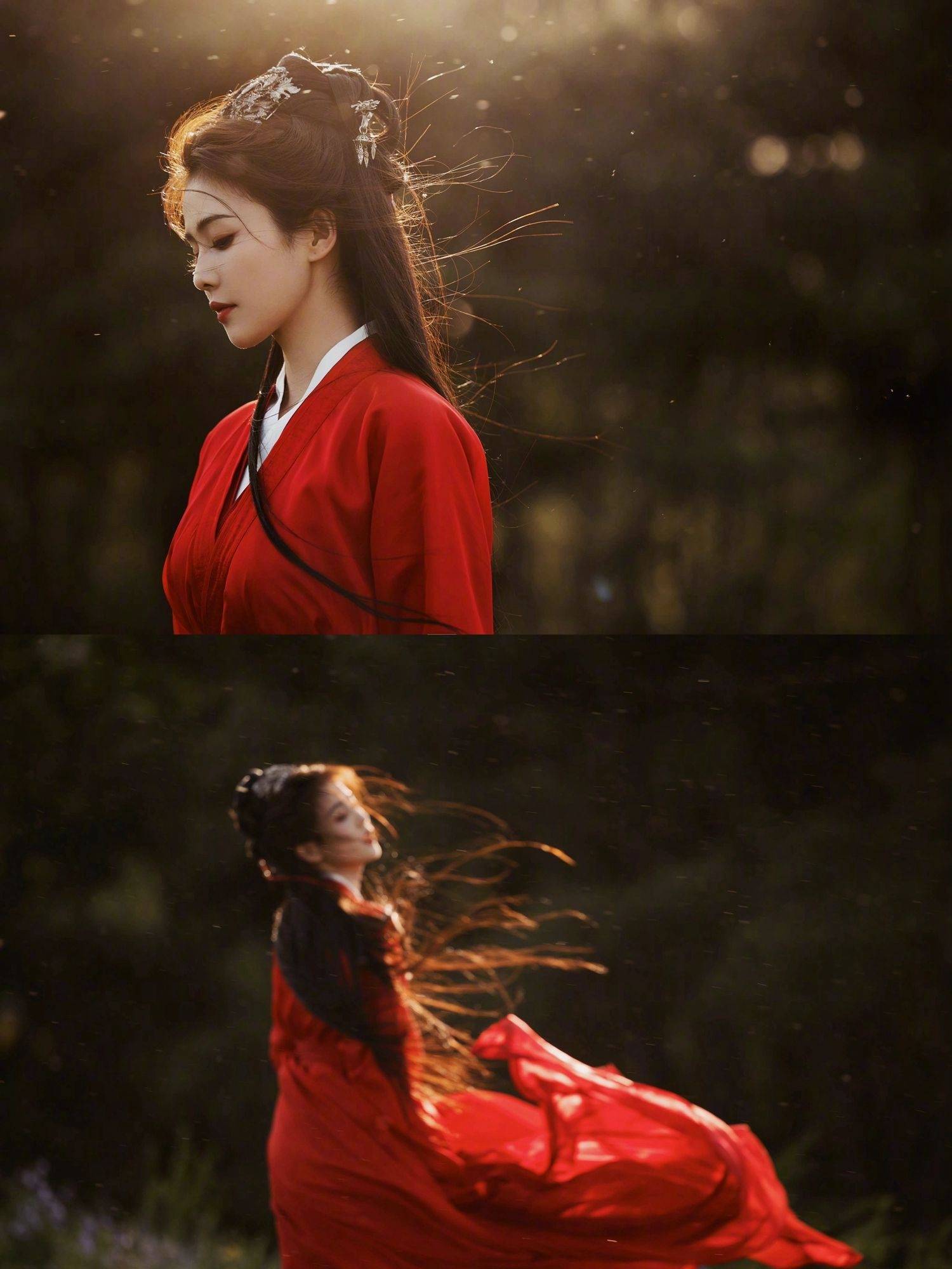 白鹿大红古装武侠风写真_武侠_古装_写真