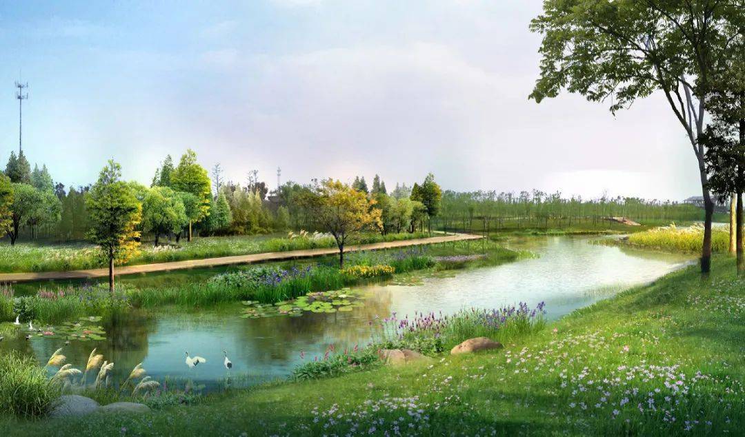 森林北蔡·生境芯城,北蔡楔形绿地整体景观结构规划获批_公园_空间