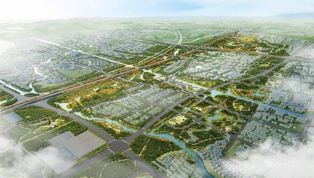 森林北蔡·生境芯城,北蔡楔形绿地整体景观结构规划获批_公园_空间