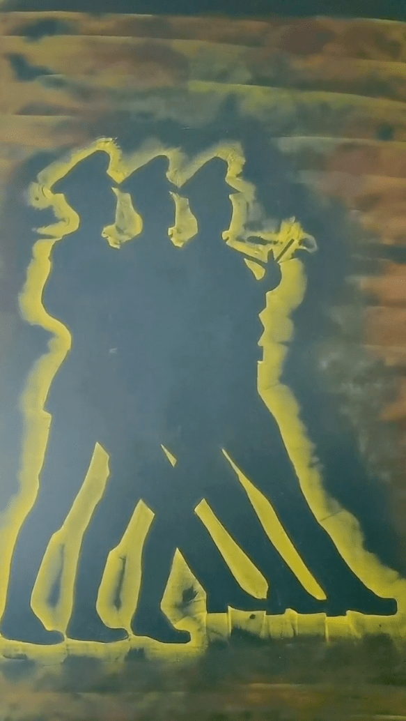 湖北一幼儿园老师火了,渐变色粉笔画出神入化,引网友称绝_绘画_美术