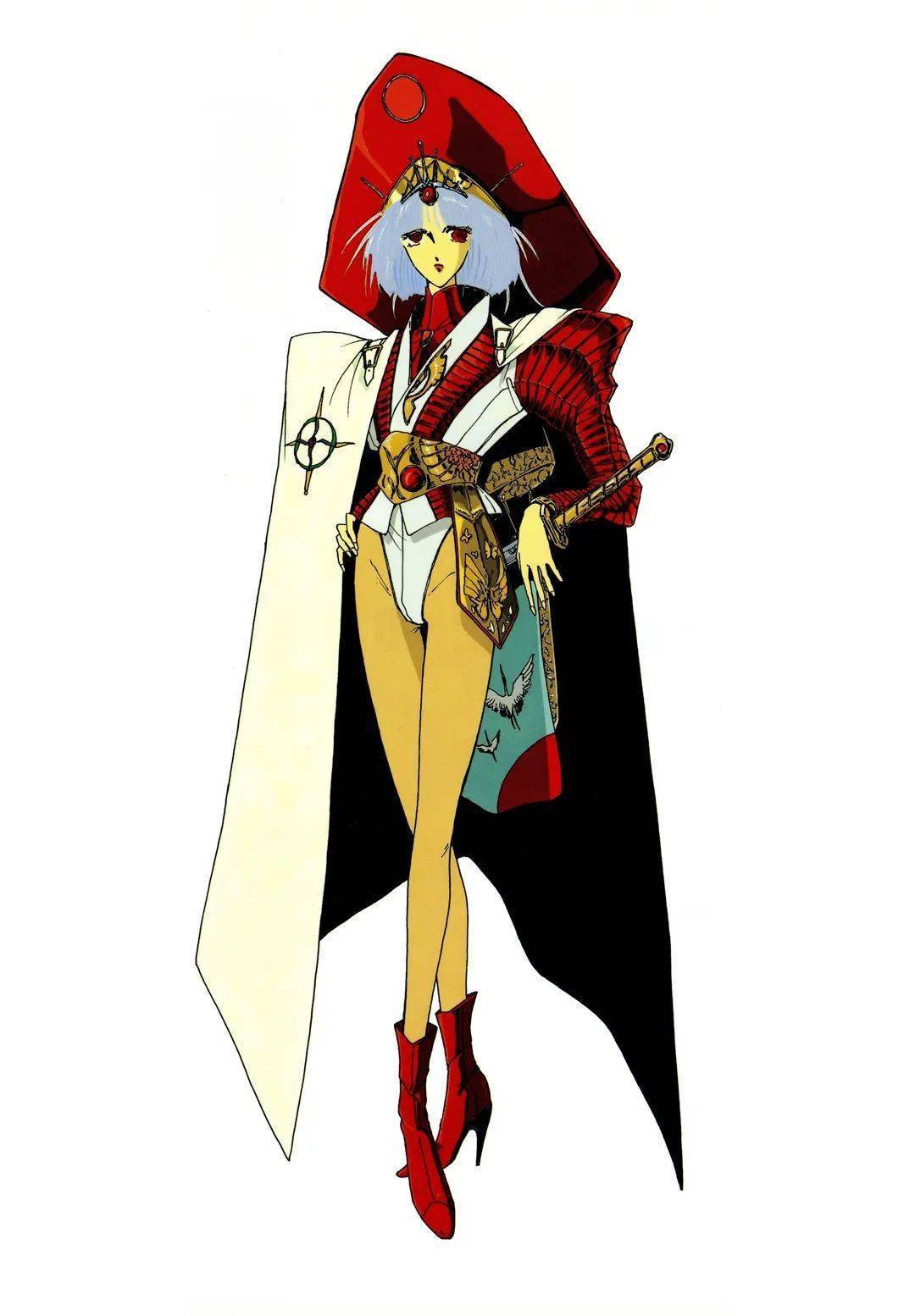 【画集收录】永野护!机甲画师!笔下无论机甲还是人物都很纤美!