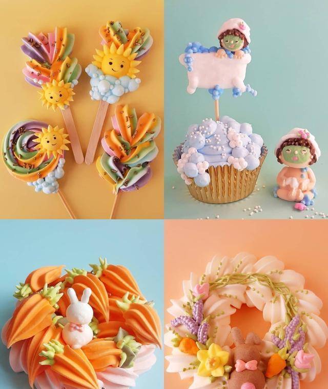 梦幻蛋白糖脆饼,颜值惊艳入口即化_造型_魔法_食用