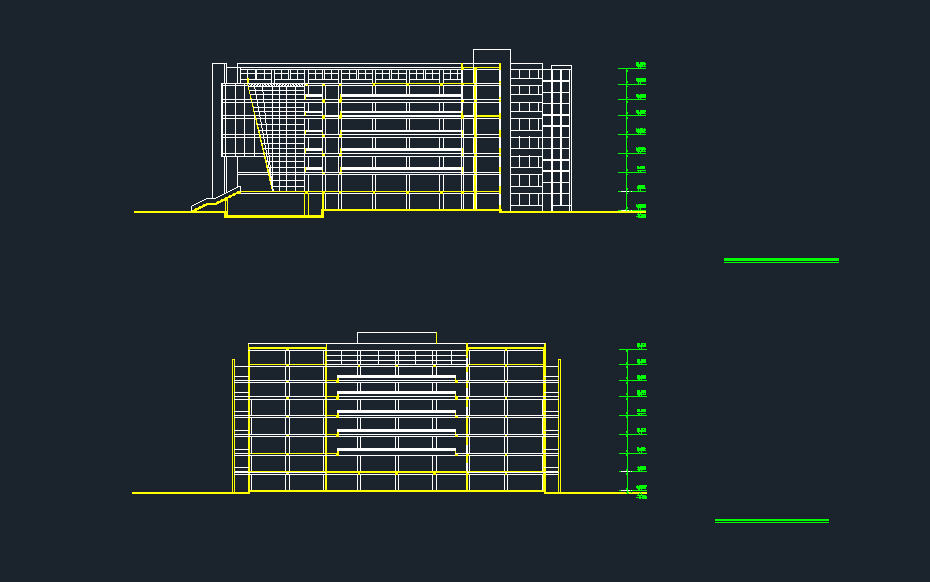 某图书馆建筑设计方案cad图纸