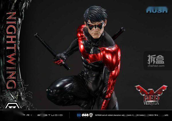 prime 1 studio 蝙蝠侠 – 缄默 夜翼红色版 1/3比例雕像