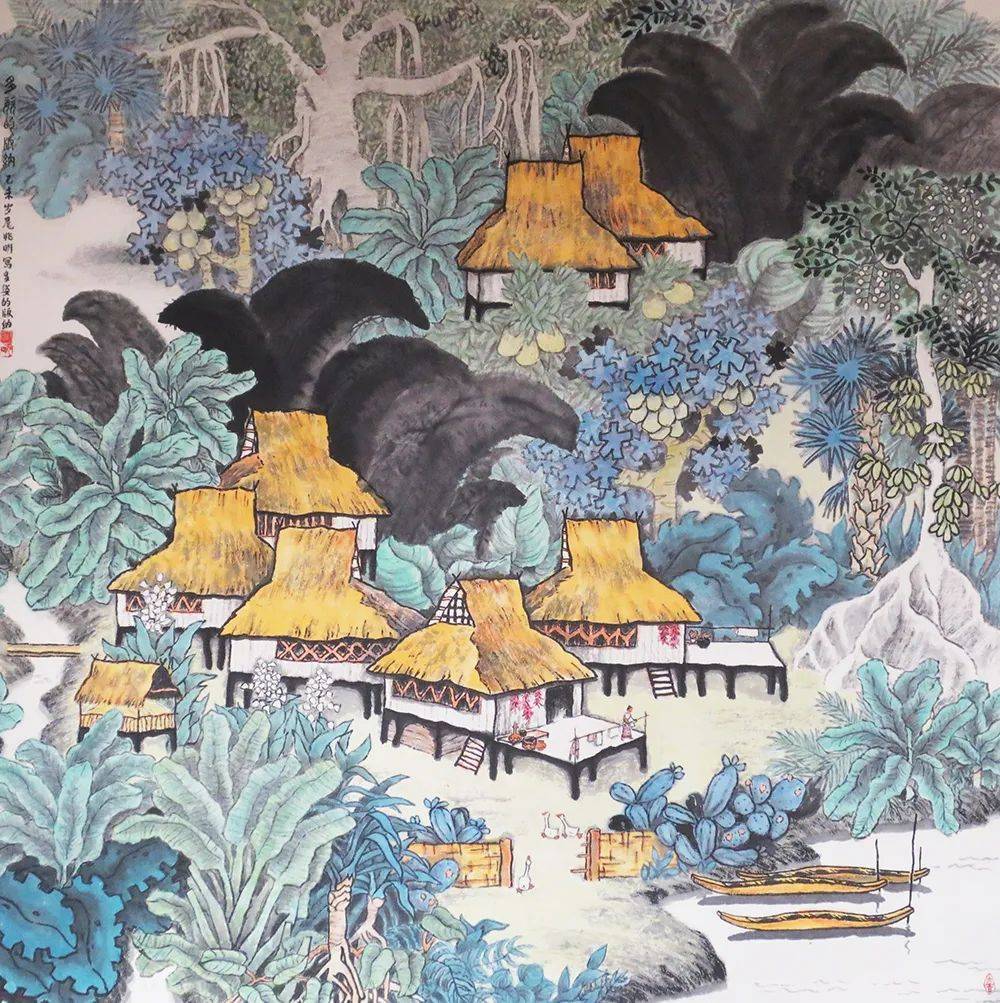 裘兆明|艺无止境-中国当代名家书画艺术大展_cm_李可染_江南雨