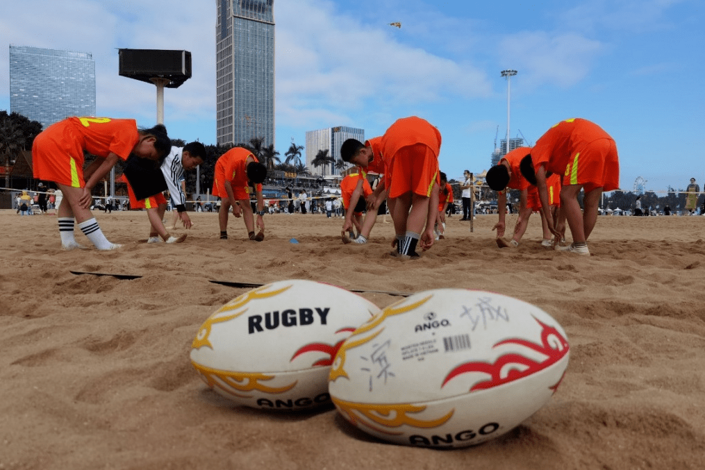 这项运动在同安悄然兴起!你玩过吗?_橄榄球_训练_小学