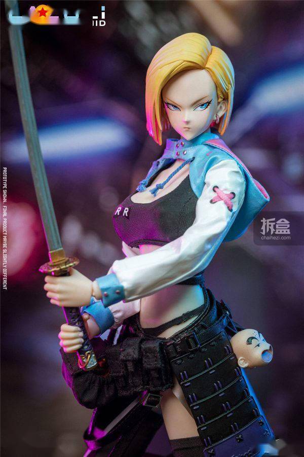 astoys 赛博人形 拉姿丽 龙珠人造人18号同人1/6可动人偶_官方_卡通