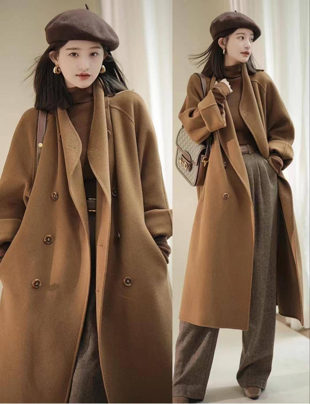 秋冬最火21套棕色系穿搭模板,好看又有高级感