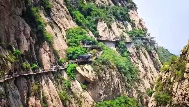 来中条山的神潭峡谷和云端漫步,享清凉世界吧_景区_山西_山谷