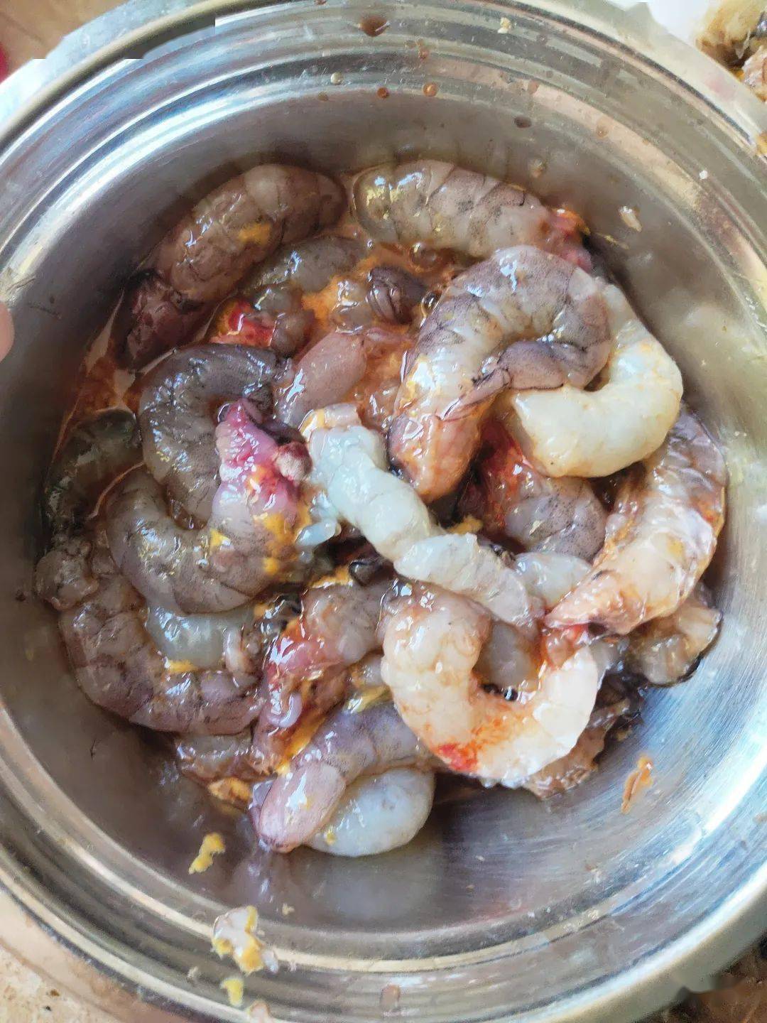 下沉的虾泥吓唬的最爱来看这虾泥制作大法