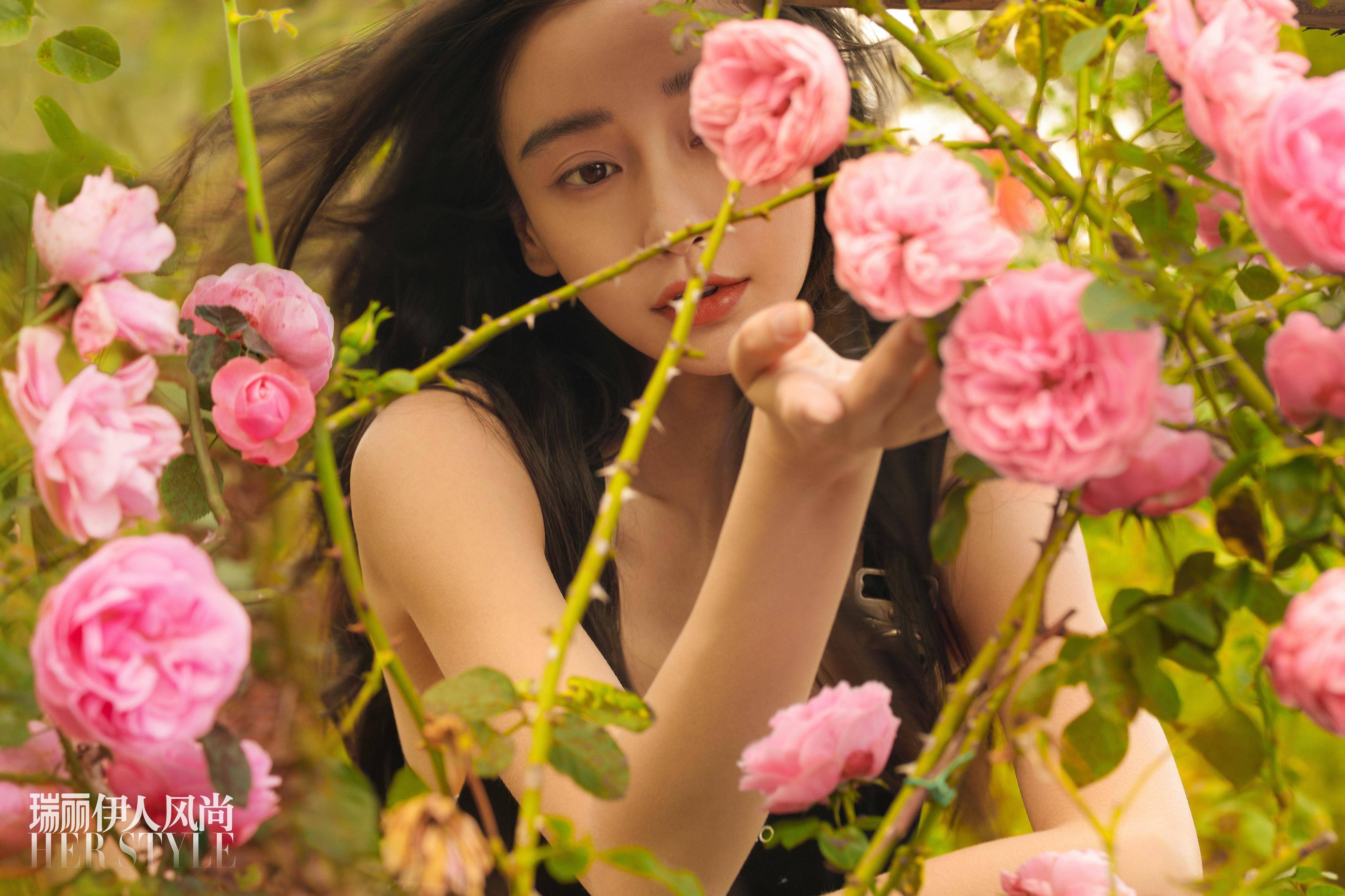 人比花娇 花衬人美-"85"花·angelababy杨颖_baby_微博_的图片