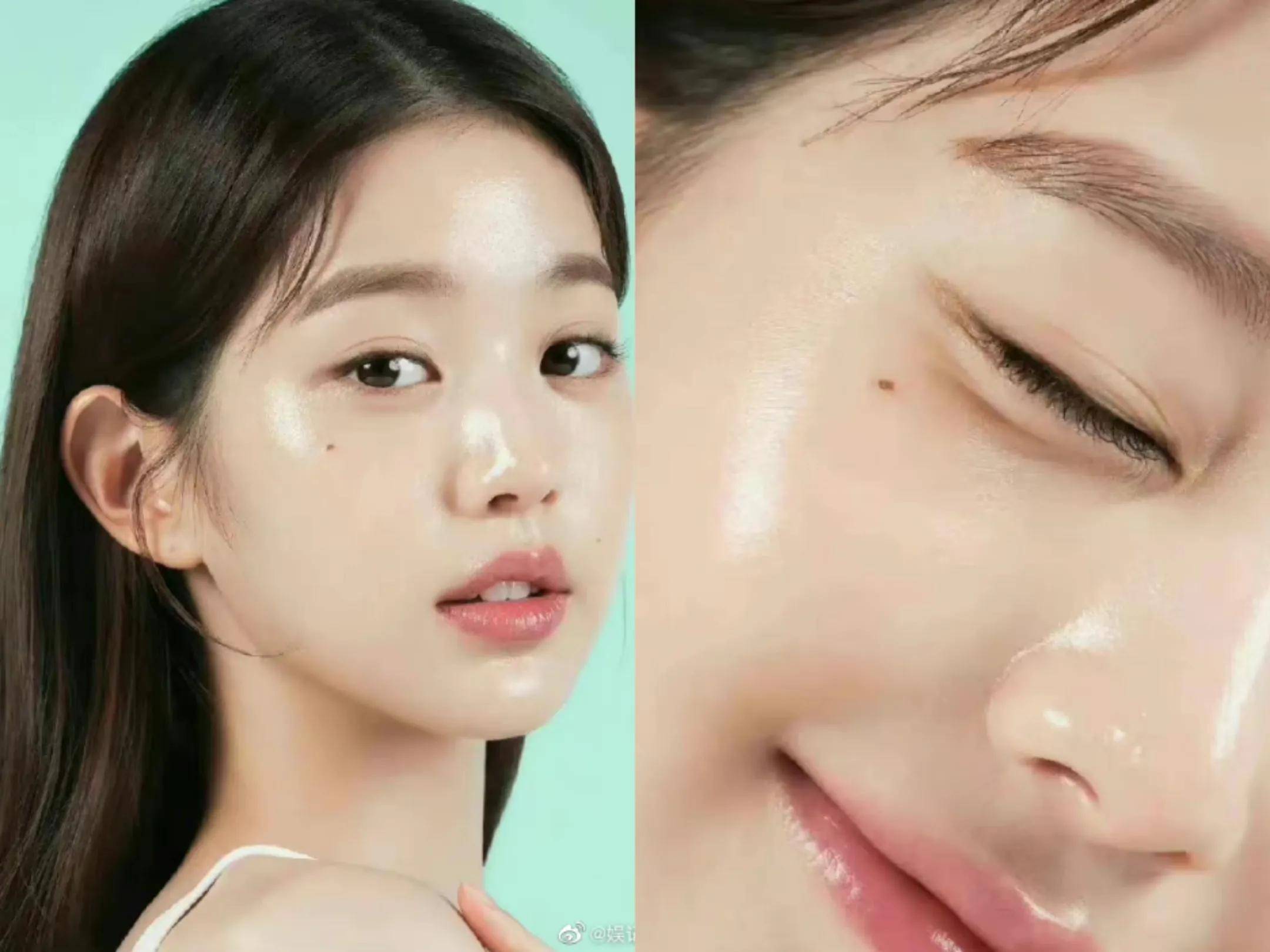 韩娱明星对"水光肌"和宽肩膀到底有什么执念?_李英爱_皮肤_衣服