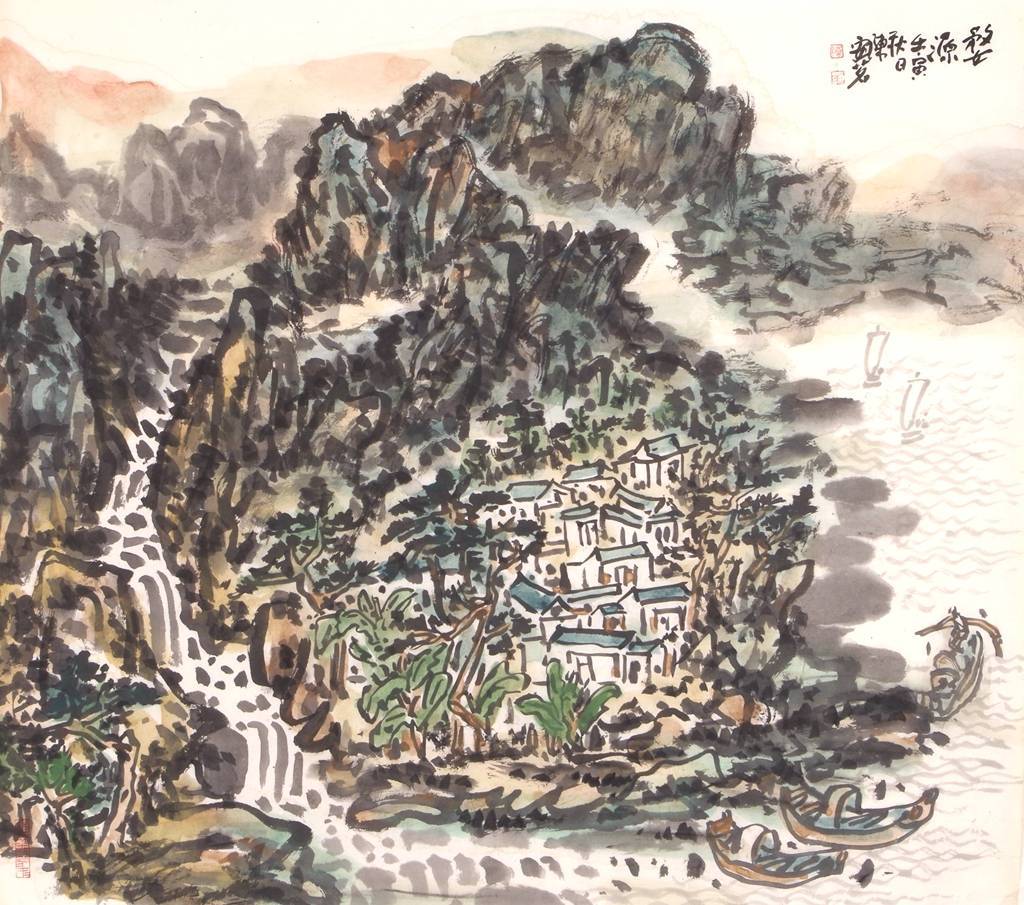 【每周画题】陈安茗山川画(34) 陆俨少画论