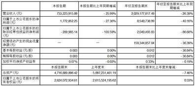 南方黑芝麻集团股份有限公司2022第三季度陈述