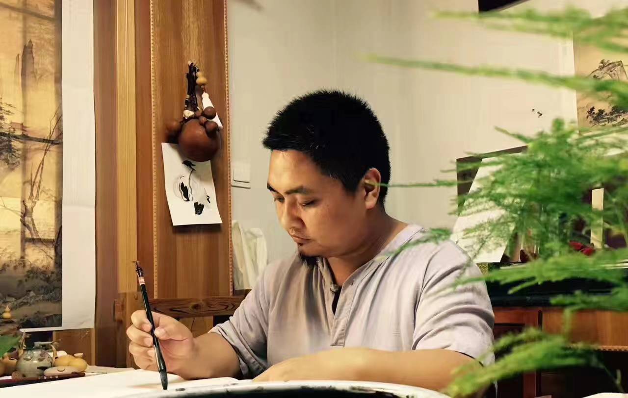 著名画家万钧国画艺术创作风格及特点评价_作品_山水_山东