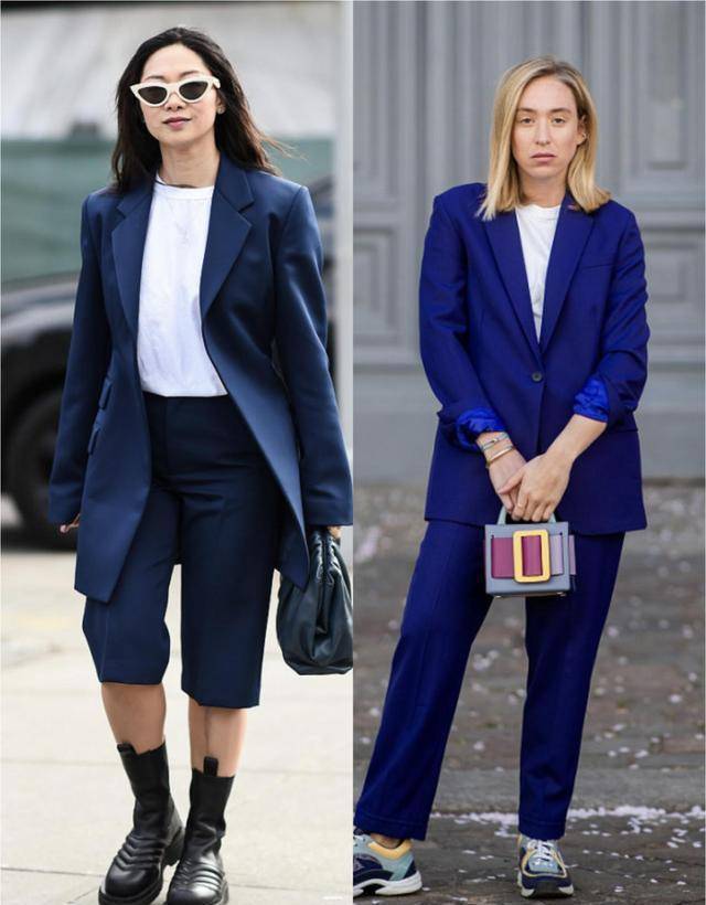 显白又高级的海军蓝,比天蓝色飒爽比宝蓝色沉稳,穿对了真是好看_颜色