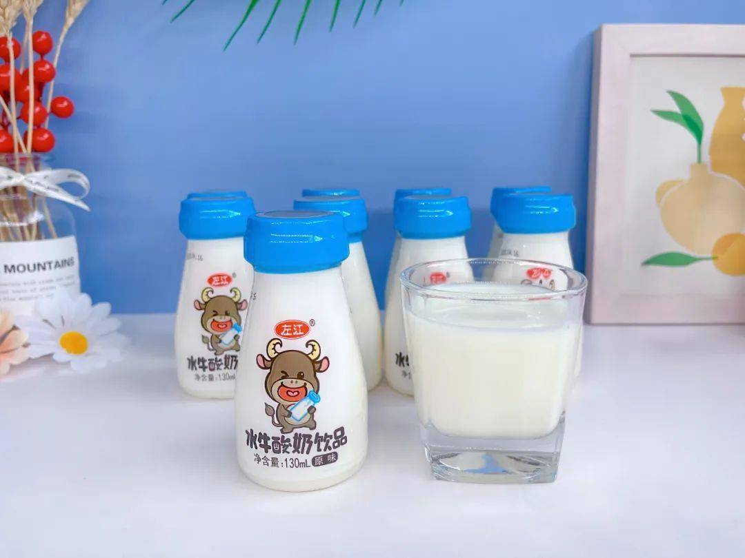 左江水牛酸奶22元/(130ml*10支)让大人小朋友爱不释手,酸酸甜甜_口感