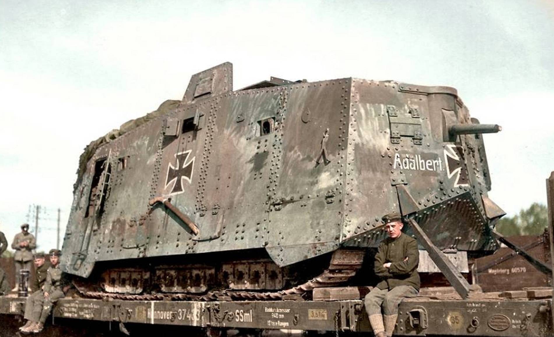 德首辆作战坦克a7v有多强?