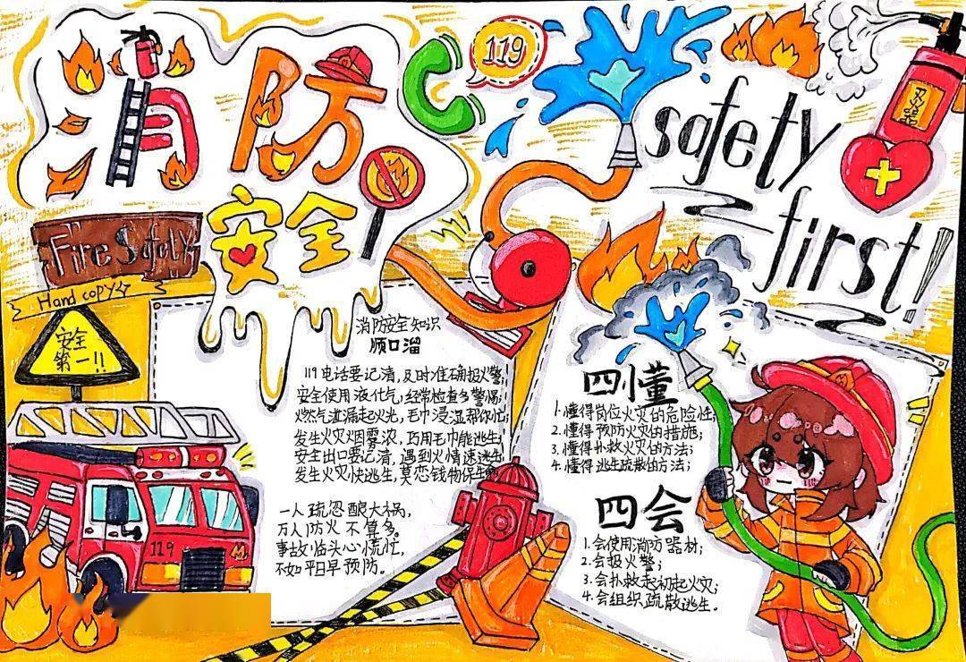 济阳区仁风镇王圈小学六.四班杨依燃消防安全38.