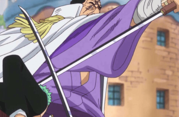 海贼王藤虎,作为一名大将当众下跪,他是海军中最正义的人_眼睛_动画