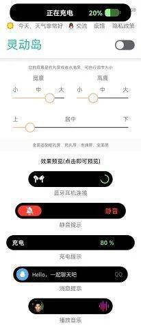 想不到吧？本来安卓也有灵动岛！今天满是安卓 App ，高兴么，我的宝~