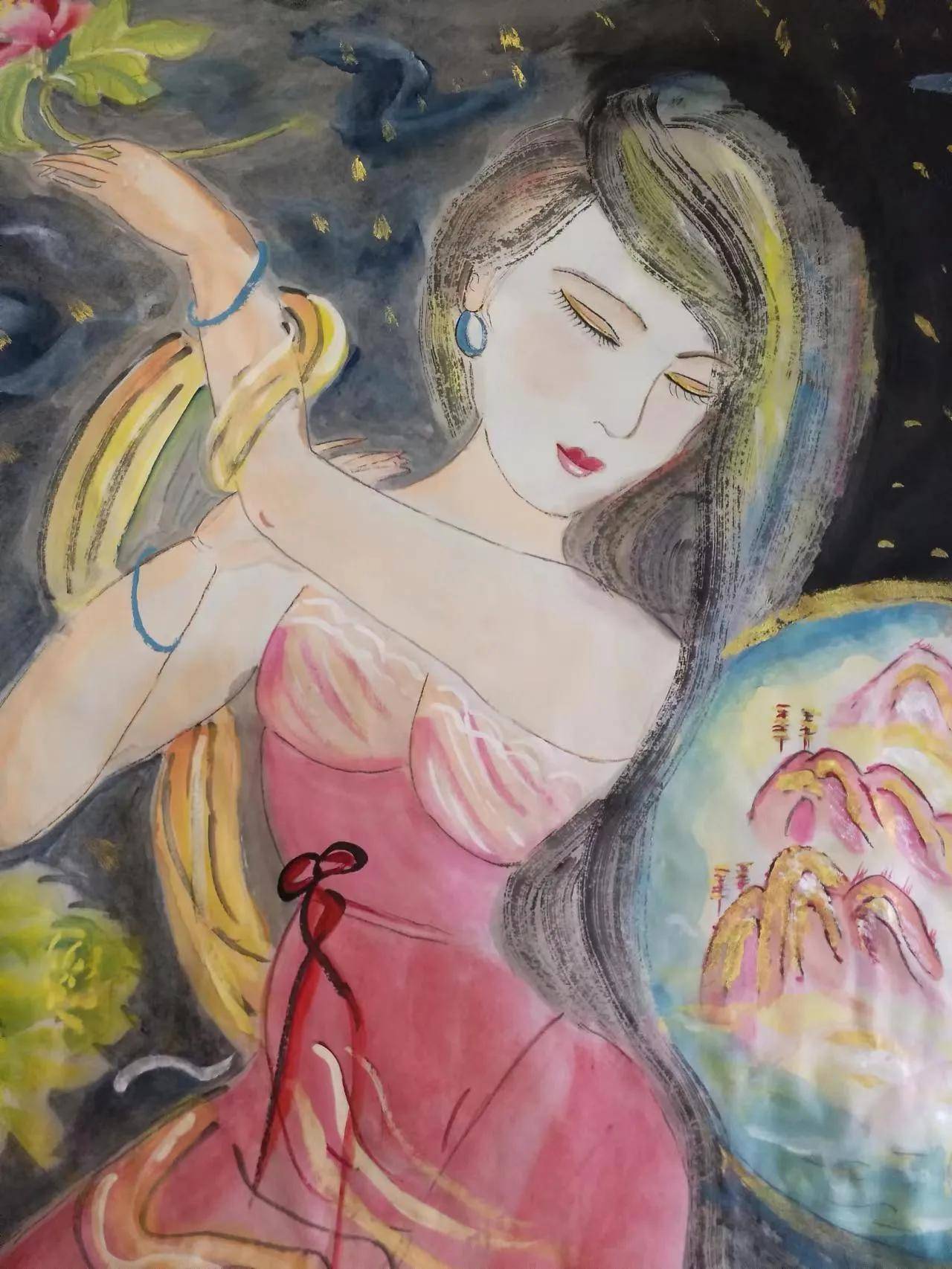 画家万琼:《为民族冲锋》_作品_中国_书画