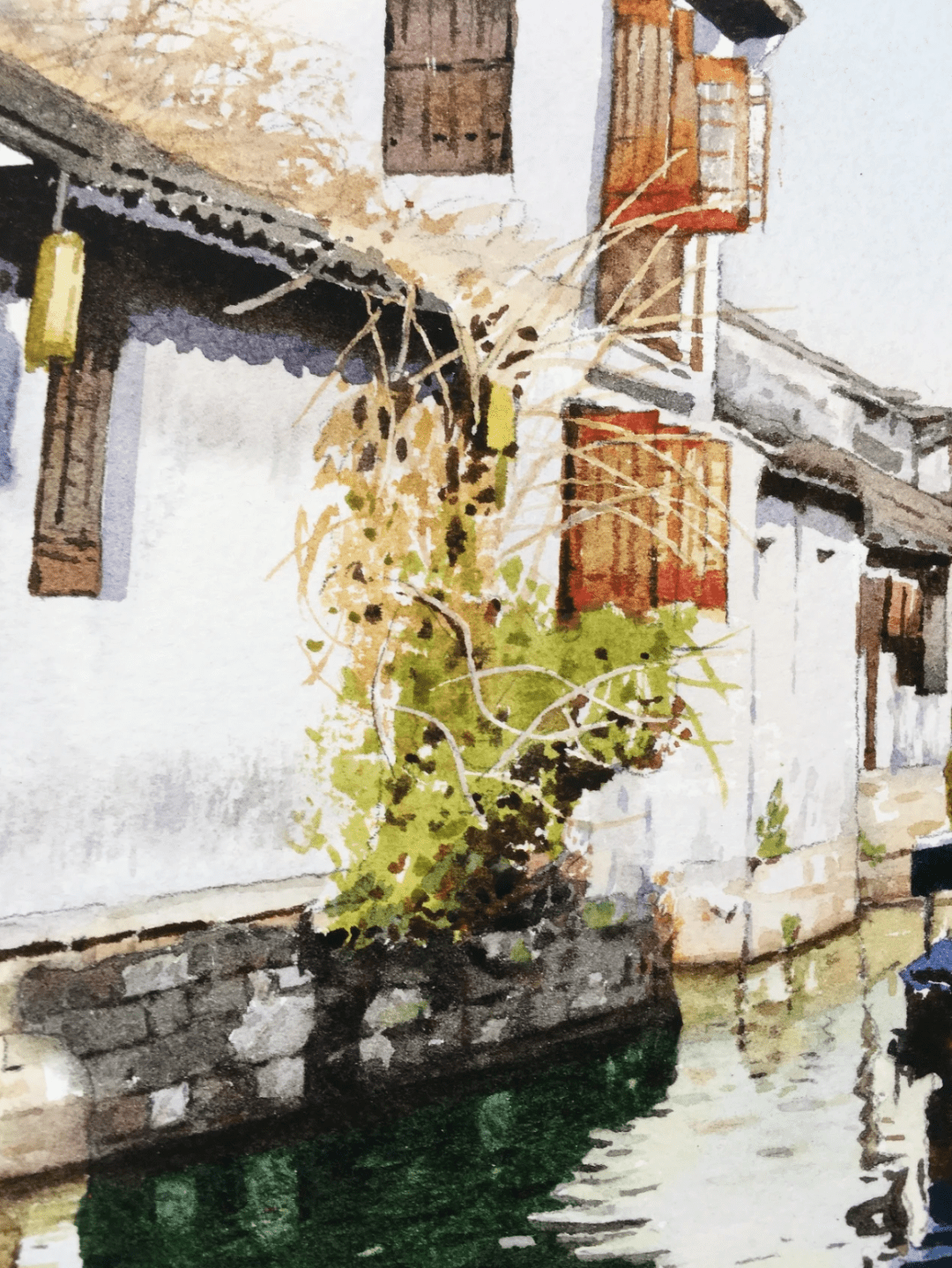 国内水彩画家——王园园水彩作品欣赏(二)_陕西_彩粉画_广告