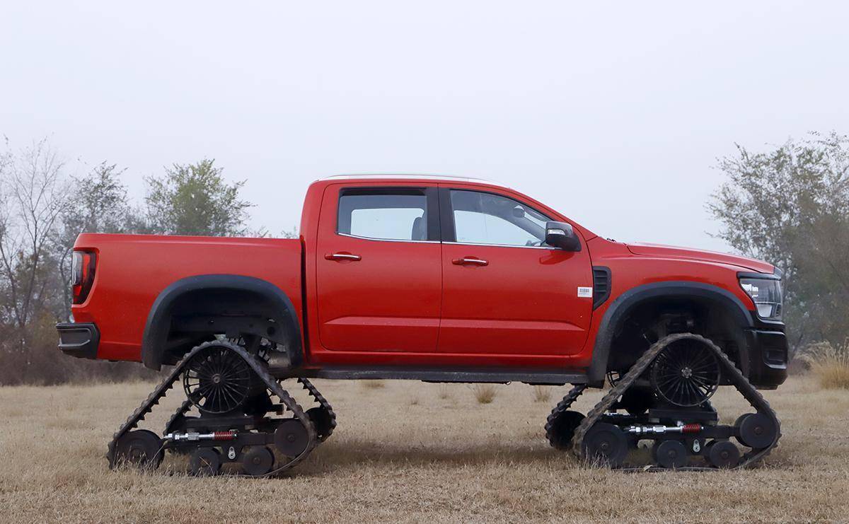 中兴1949履带皮卡官图发布,超高离地间隙,堪称整活儿小能手_搜狐汽车