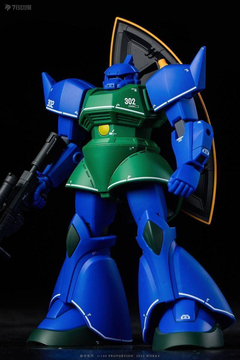 根大木秀:hg 夏亚专用勇士&卡多专用勇士&量产型勇士 素组_作业_阿宅