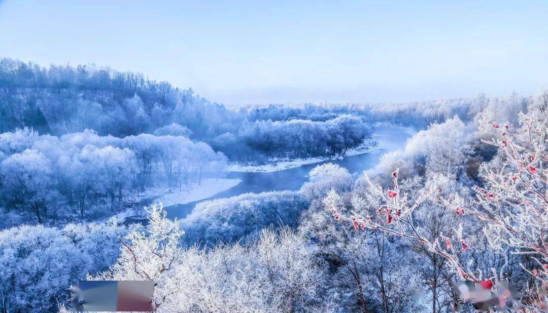 极境冰雪 蝶舞黑河