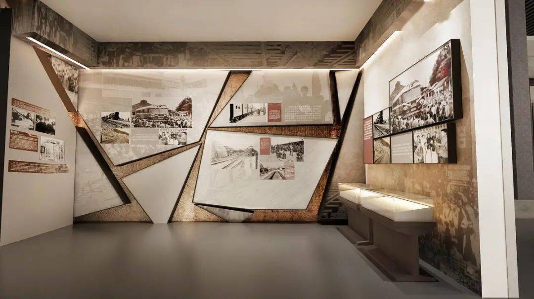 【首发】西安精诚文化—陕西铁路发展史陈列馆效果图设计方案_展示