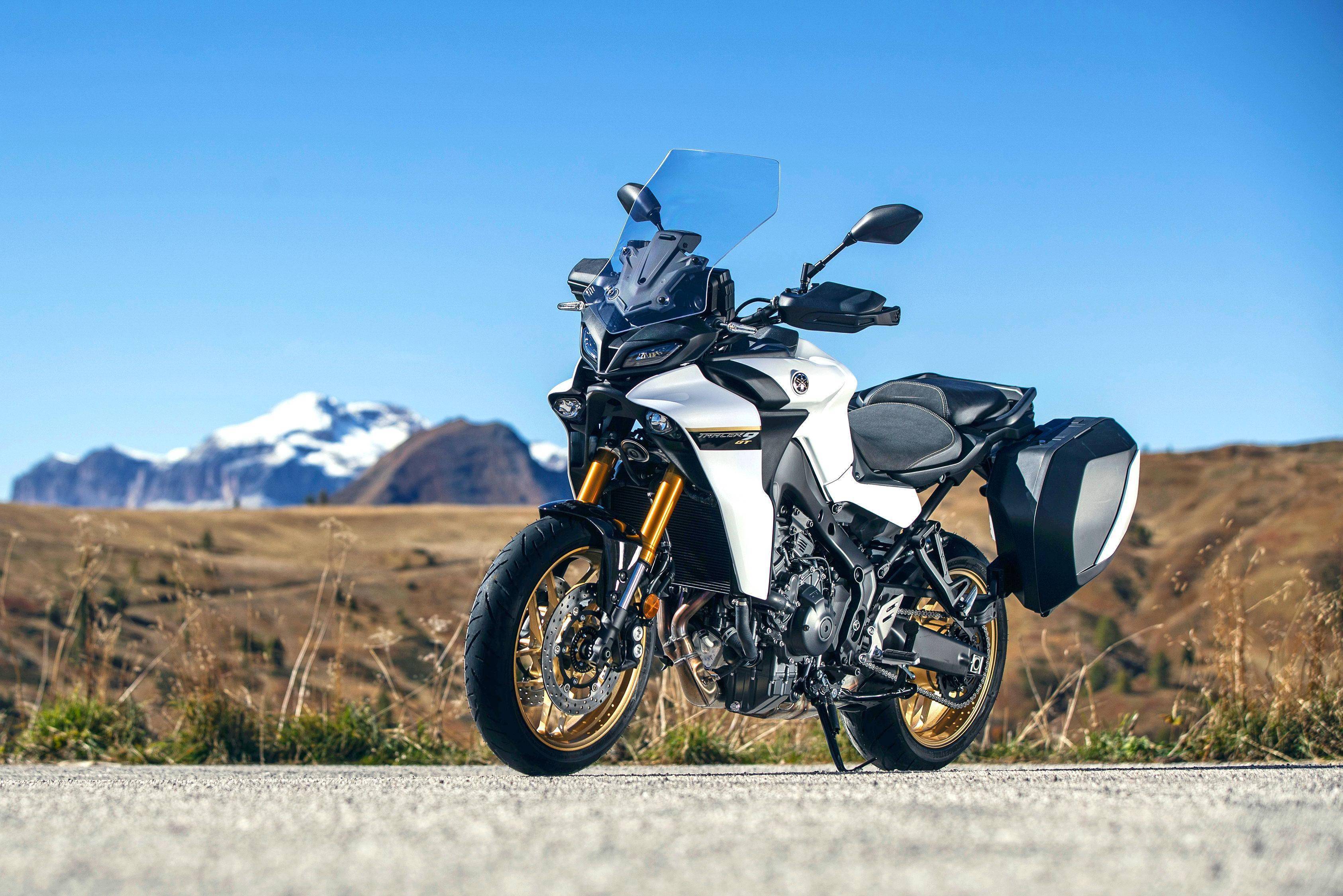 yamaha 2023 tracer 9 运动旅行车 户外特写_搜狐汽车_搜狐网