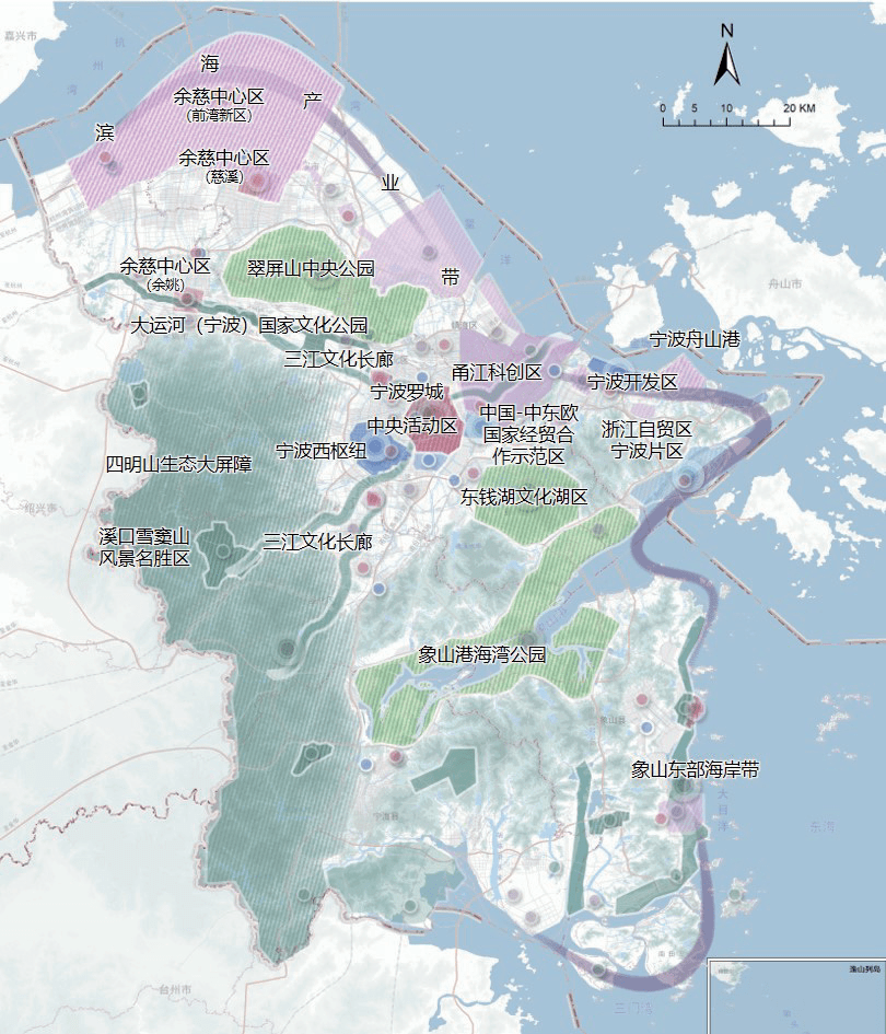 宁波城市规划图图片