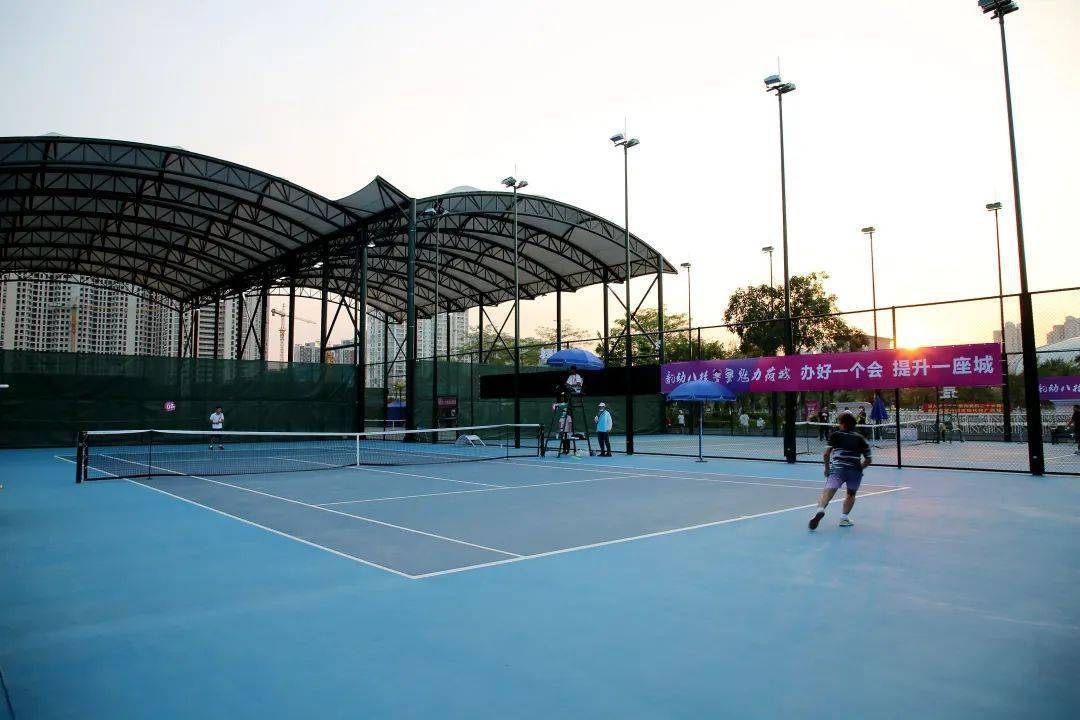 赛场风采 | 广西火焰蓝网球队迎来区运会网球集中比赛日_申凯_选手