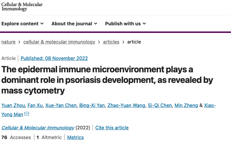 Cell mol immunol 