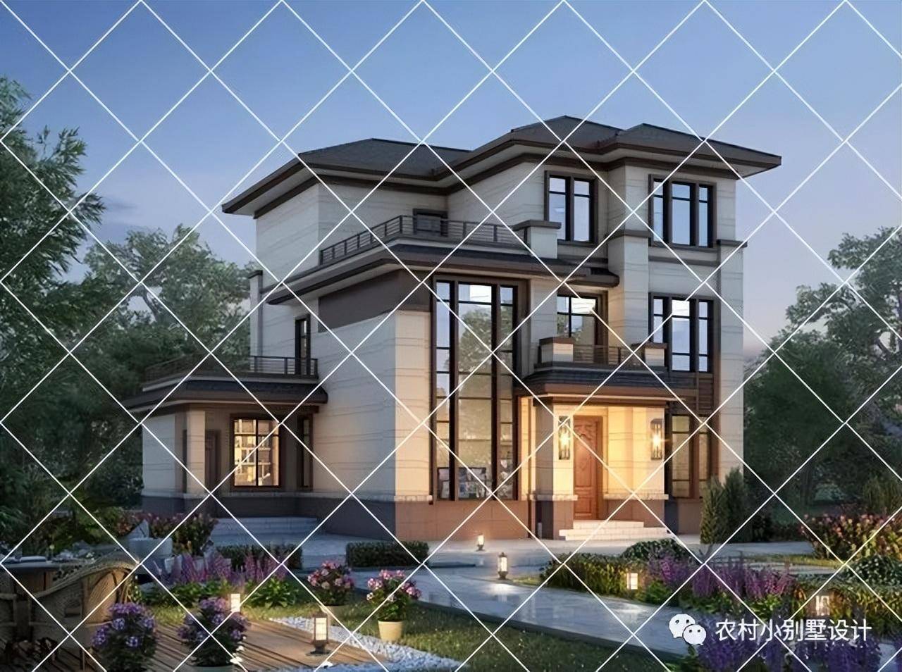 58套三层新中式农村自建房别墅图纸,精品设计,特色风格,传承经典_房子