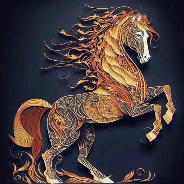 太有艺术范儿画面效果简直太精致了一点一点制作出来的衍纸画衍纸画