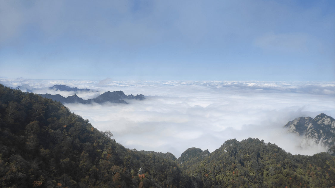 距离西安50分钟车程,去终南山南五台,遇见最美秦岭_图片_地方