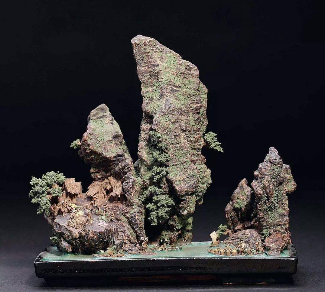 玩山水盆景分软石,硬石,雕刻这些山石也有诀窍_石料_处理_纹理
