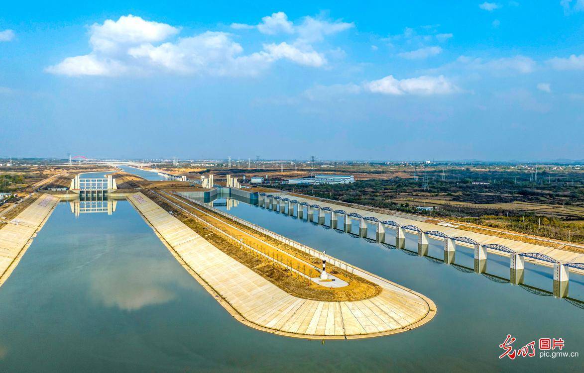 "引江济淮" 试通航加快推进_工程_庐江_图片