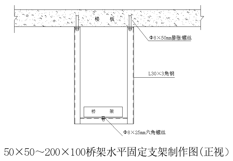 屋面桥架支架安装图集图片