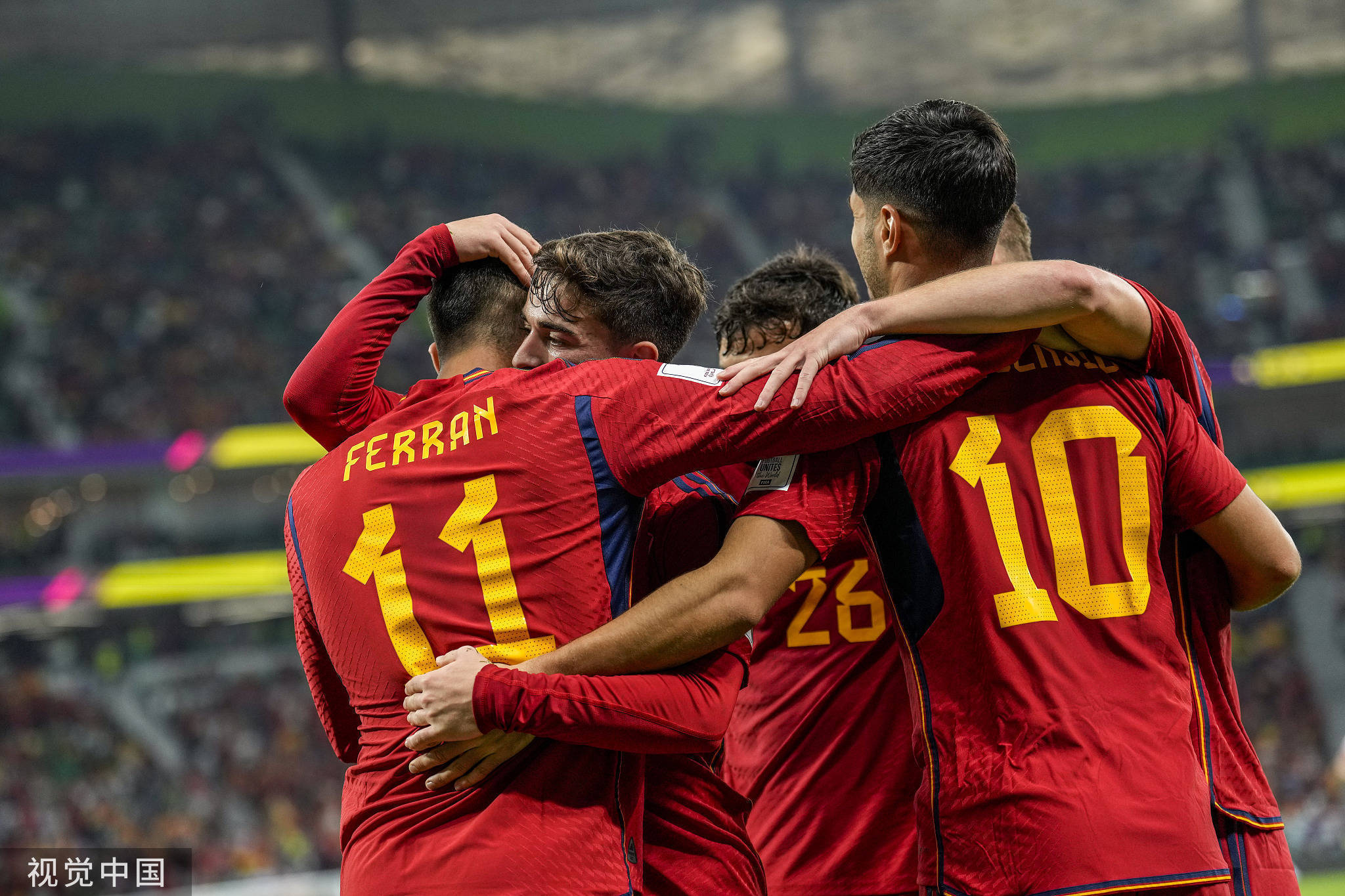 世界杯-费兰双响加维献传射 西班牙7-0哥斯达黎加