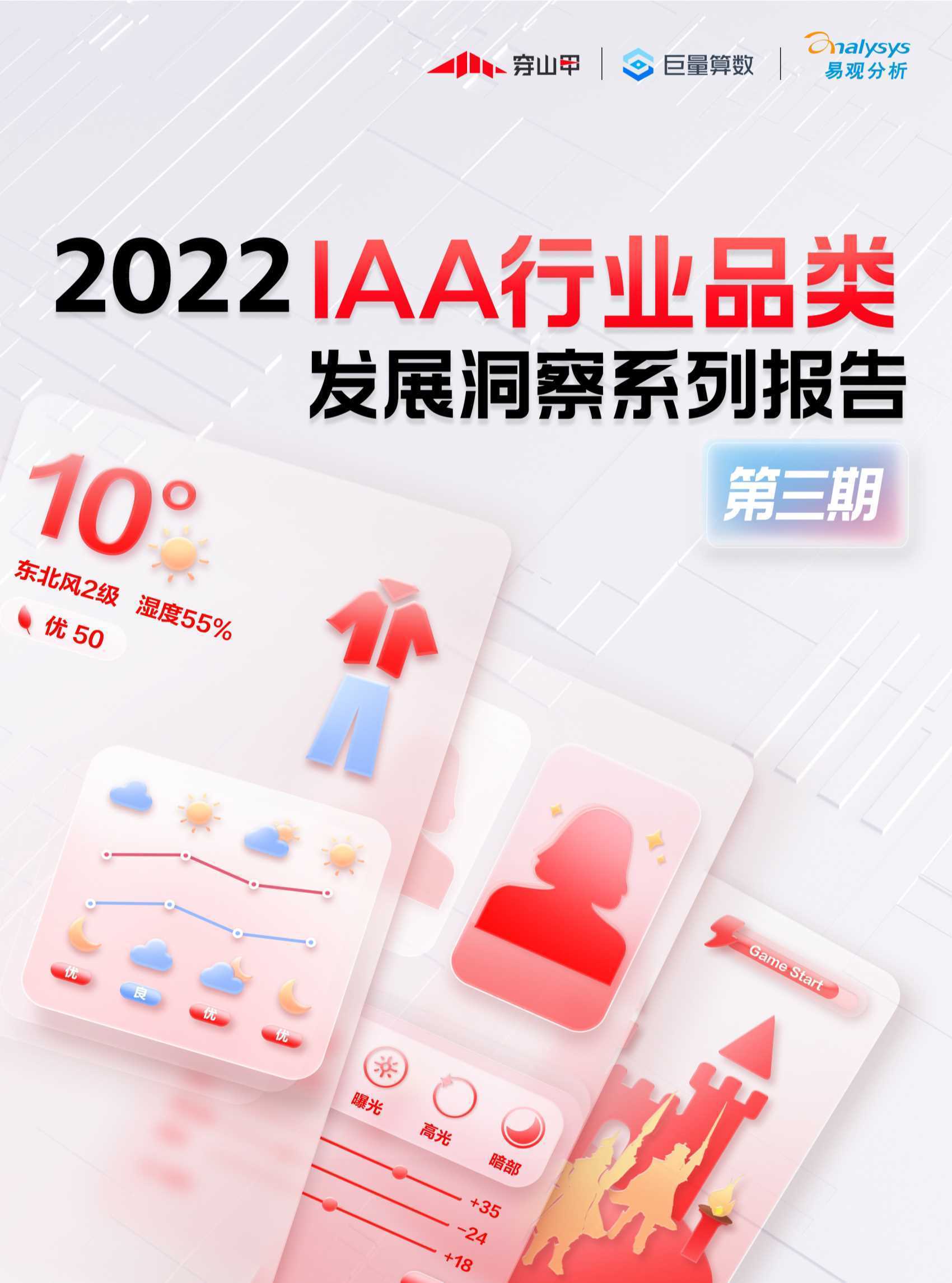 2022年IAA行业品类发展洞察系列报告（第三期）