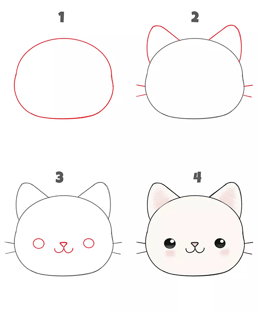 100种可爱小东西简笔画步骤教程大全!_幼儿园_小汽车_饼干