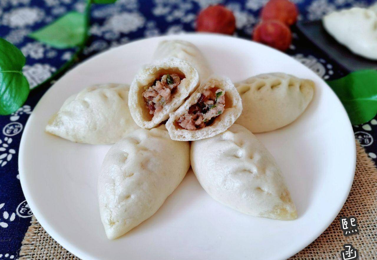 麦穗包这样做太香了,一次成型又白又胖,不回缩不塌陷,真好吃_肉包子