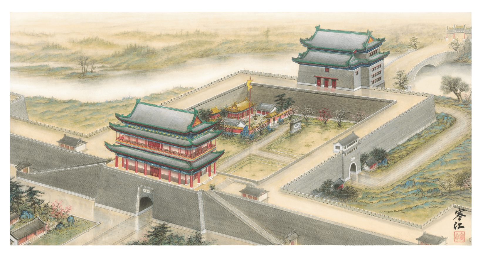 界画---几乎消失的文明(附界画寒江作品集)_中国_绘画_cm